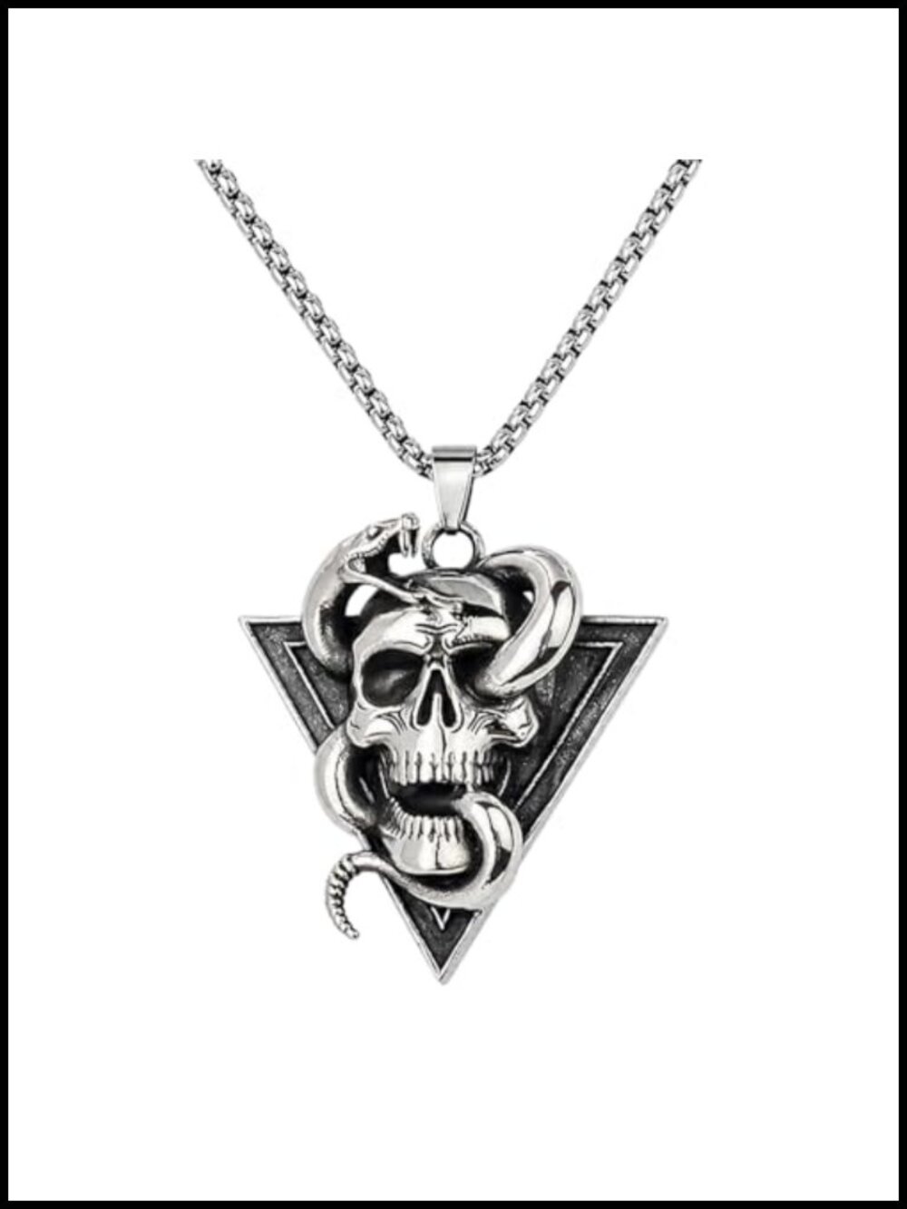 Stainless Steel Skull Necklace
